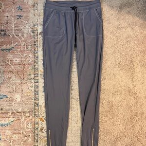 Women’s Gray Track Jogger Pants - Breathable Activewear